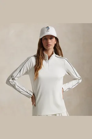Ralph Lauren Jersey de interlock con cremallera