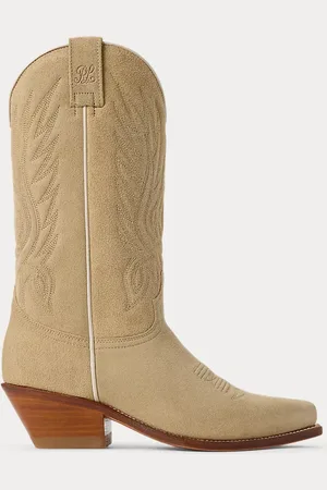 Ralph Lauren Bota de cowboy Chilton de ante