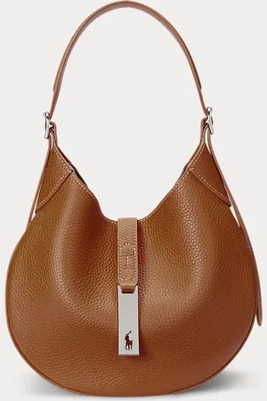 Ralph Lauren Bolso Shoulder Polo ID pequeño repujado