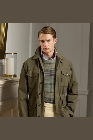 Ralph Lauren Chaqueta Johnson de sarga y 4 bolsillos