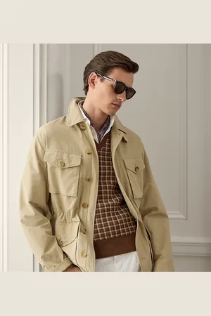 Ralph Lauren Chaqueta Johnson de sarga y 4 bolsillos