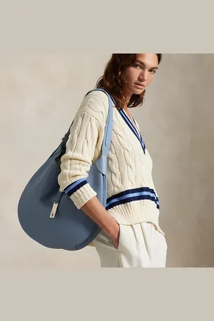 Ralph Lauren Bolso Shoulder Polo ID de piel grande