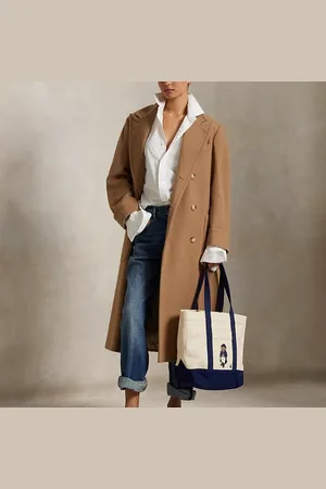 Ralph Lauren Bolso tote mediano de loneta Polo Bear
