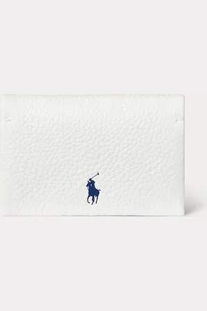 Ralph Lauren Tarjetero de piel Polo Play