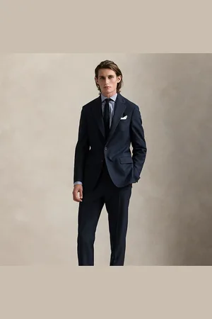 Ralph Lauren Traje de lana Polo con tachuelas