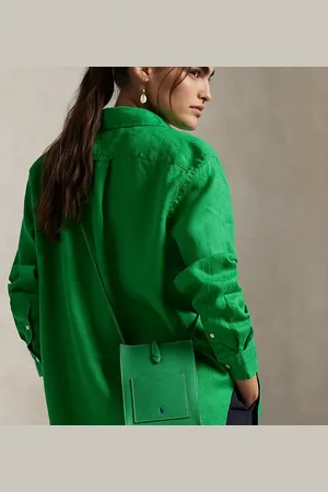 Ralph Lauren Bolso cruzado Polo Play de piel