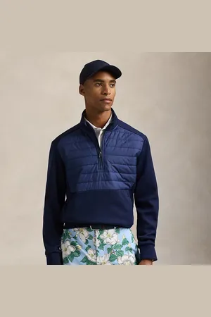 Ralph Lauren Jersey bimateria con media cremallera