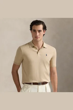 Ralph Lauren Jersey de algodón con cuello de polo