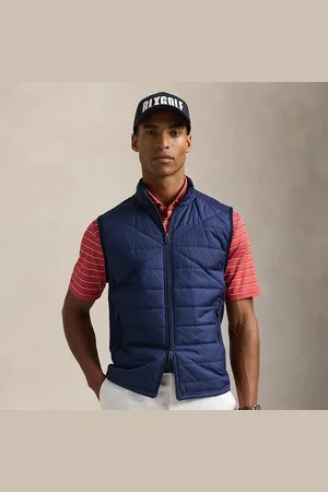 Ralph Lauren Chaleco bimaterial con cremallera