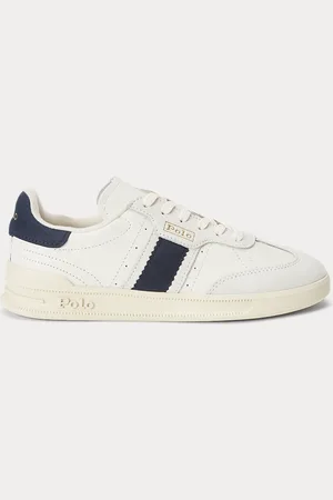 Ralph Lauren Deportiva Heritage Aera de ante y piel