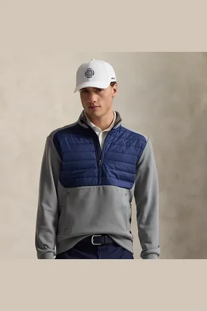 Ralph Lauren Jersey bimateria con media cremallera