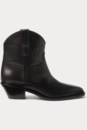 Ralph Lauren Botín Jayme de piel de becerro bruñida