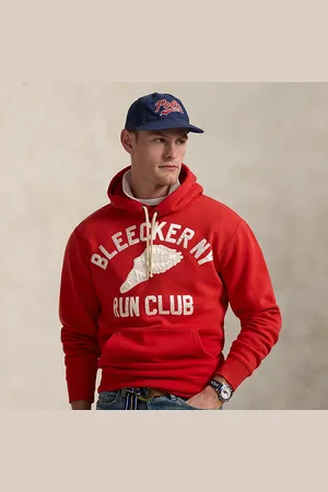Ralph Lauren Sudadera de felpa flameada con capucha