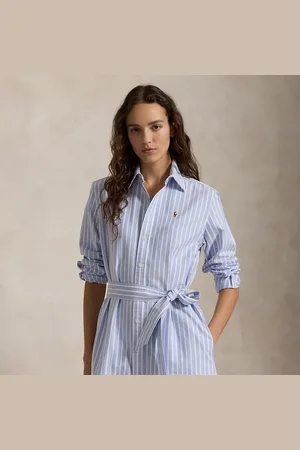 Ralph Lauren Vestido camisero de oxford de algodón