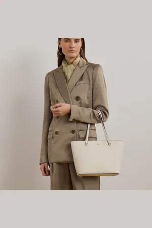 Ralph Lauren Bolso tote Karly mediano de piel cruzada