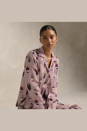 Ralph Lauren Pijama de algodón con Polo Bear