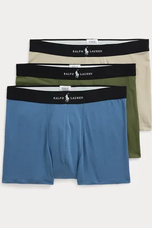 Ralph Lauren 3 bóxers clásicos de mezcla de algodón