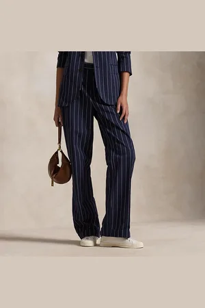 Ralph Lauren Pantalón de sarga con rayas Straight