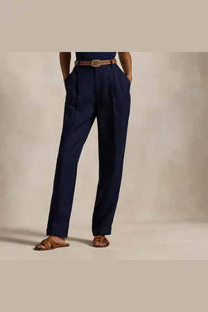 Ralph Lauren Pantalón Tapered Fit de lino en espiga
