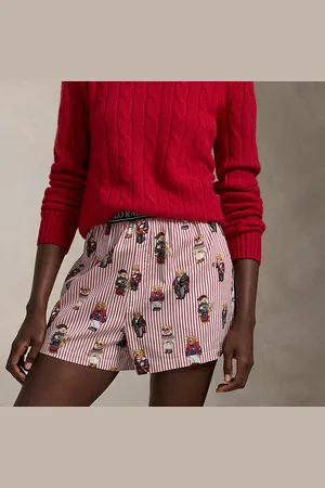 Ralph Lauren Bóxer holgado de algodón con Polo Bear