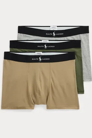 Ralph Lauren 3 bóxers clásicos de mezcla de algodón