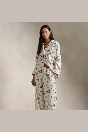 Ralph Lauren Pijama de manga larga de algodón