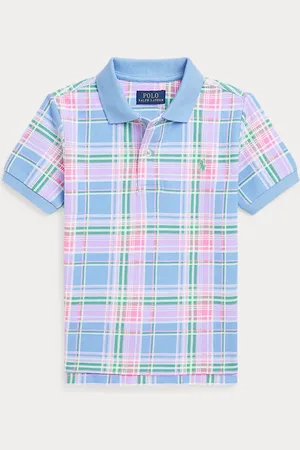 Ralph Lauren Polo de piqué de algodón estampado