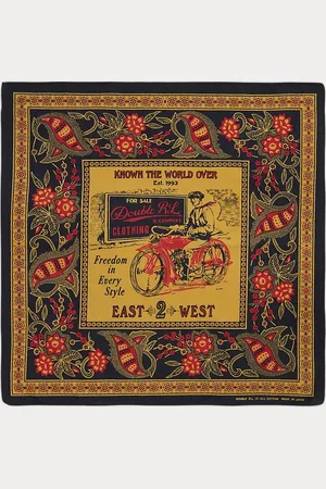 Ralph Lauren Bandana de algodón estampada