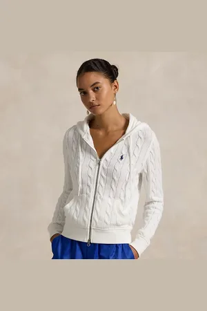 Ralph Lauren Sudadera con capucha en punto de ochos