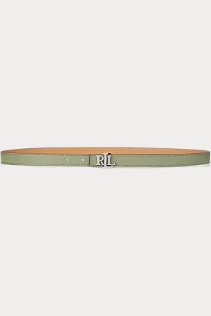 Ralph Lauren Cinturón reversible de piel con logotipo