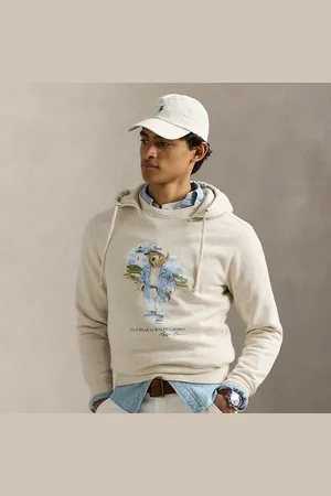 Ralph Lauren Sudadera de felpa flameada con Polo Bear