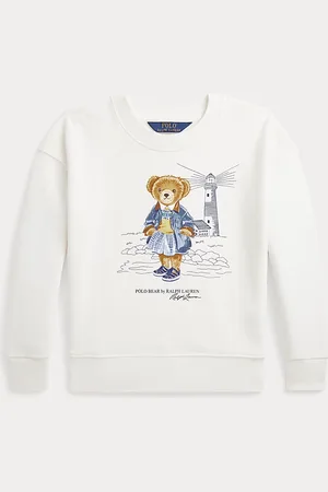 Ralph Lauren Sudadera de rizo con Polo Bear
