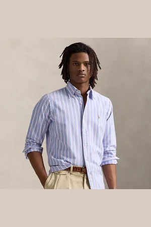 Ralph Lauren Camisa oxford de rayas Custom Fit