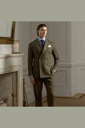 Ralph Lauren Traje Kent de mezcla de lana con cuadros