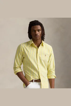 Ralph Lauren Camisa oxford de rayas Custom Fit