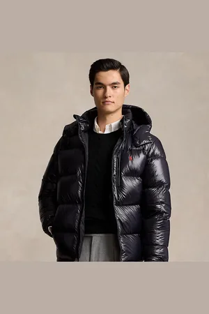 Ralph Lauren Chaqueta Gorham brillante de plumón