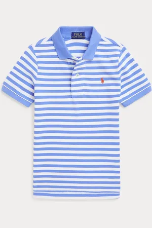 Ralph Lauren Polo de piqué de algodón con rayas