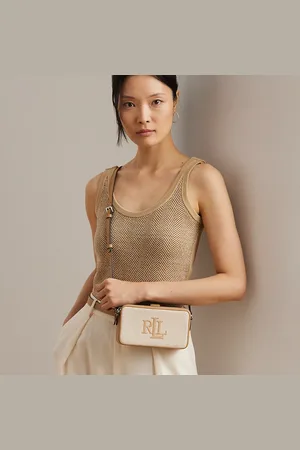 Ralph Lauren Cartera cruzada Witley mediana de loneta
