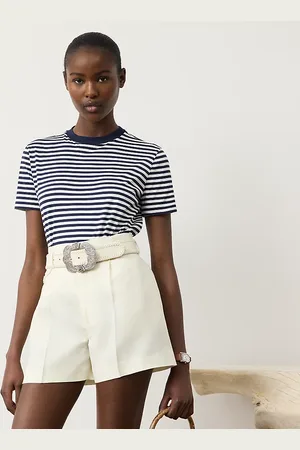 Ralph Lauren Camiseta Hallie de algodón con rayas