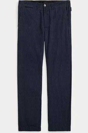 Ralph Lauren Pantalón de sarga de rayas Engineer Fit