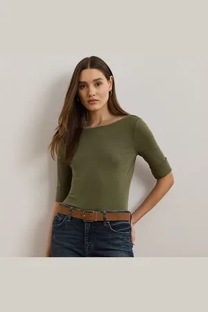 Ralph Lauren Camiseta de algodón elástico