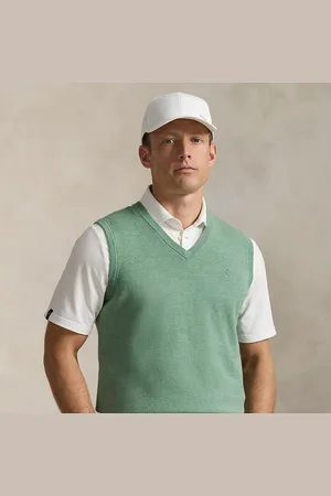 Ralph Lauren Chaleco de punto de mezcla de algodón