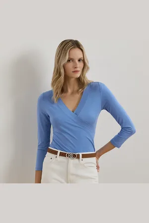 Ralph Lauren Top cruzado de punto jersey