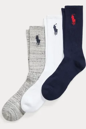 Ralph Lauren 3 pares de calcetines de media caña
