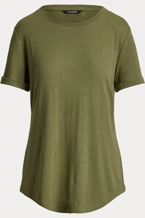 Ralph Lauren Camiseta de punto de mezcla de lino