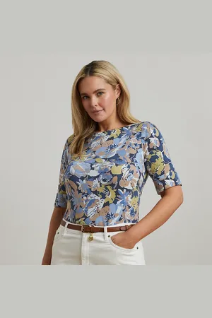 Ralph Lauren Tallas Grandes - Camiseta de algodón elástico estampada