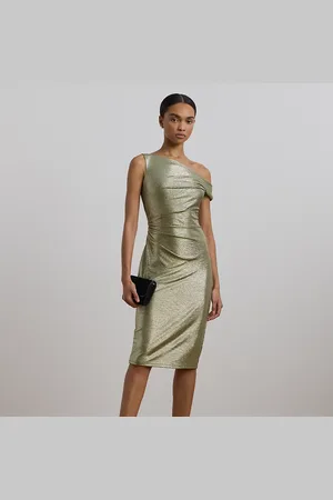 Ralph Lauren Vestido de cóctel metalizado