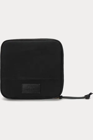 Ralph Lauren Cartera de mano acolchada de loneta