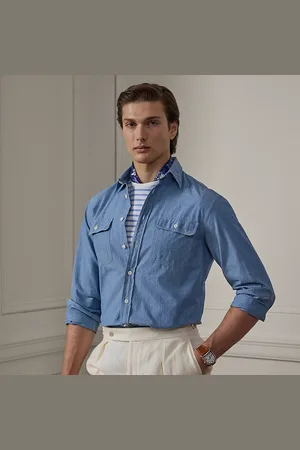 Ralph Lauren Camisa de cambray lavado