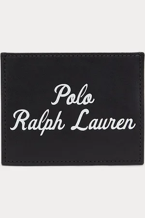 Ralph Lauren Cartera de piel con logotipo
